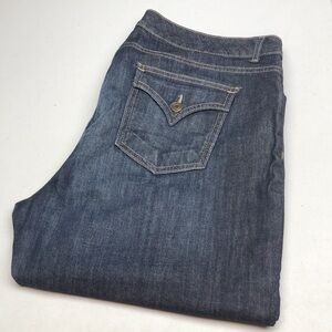 LIKE NEW GAP CURVY FLARE WIDE CROP JEANS 18/34x20 ⭐️